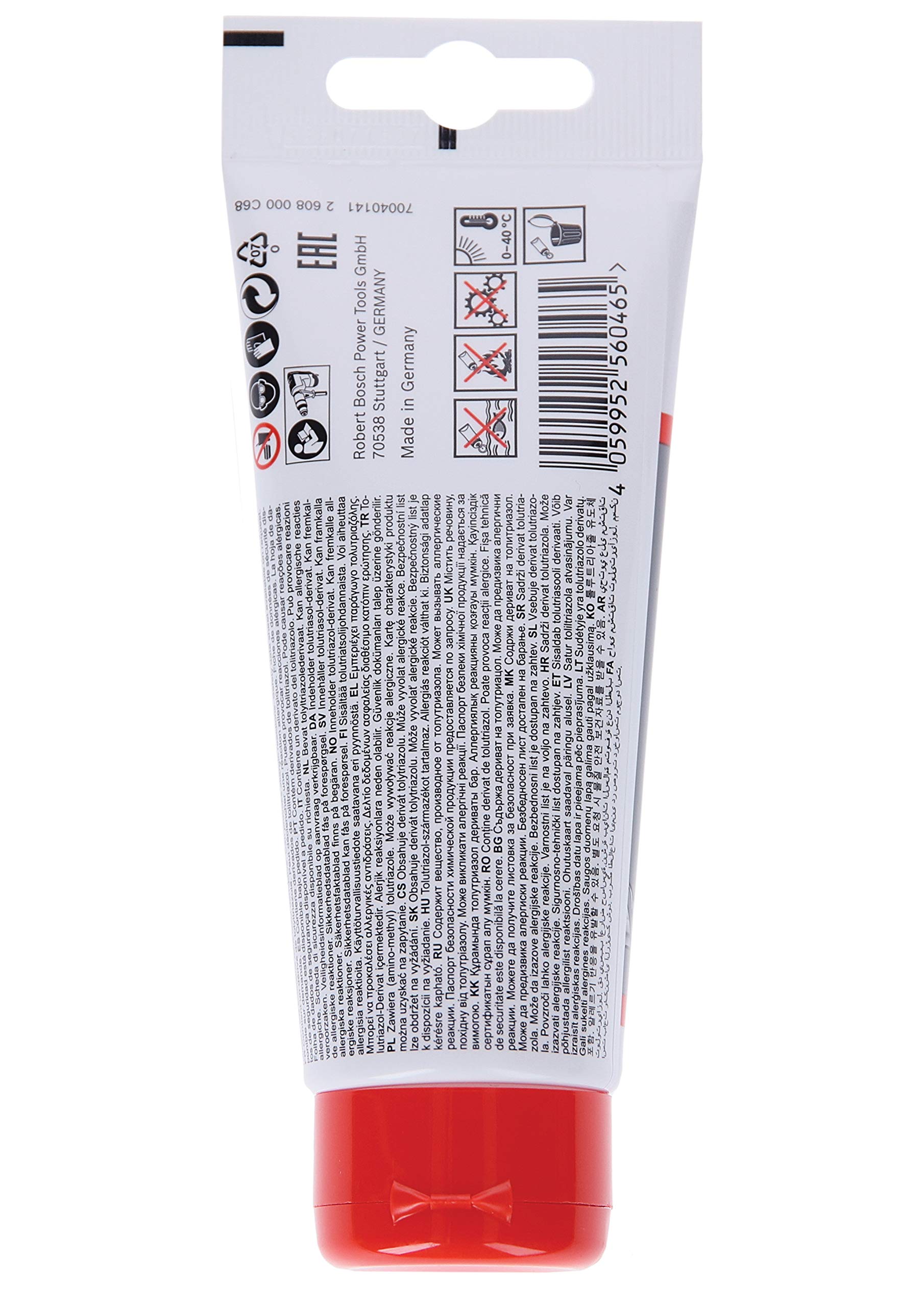 Bosch Professional 100 ml Grease Tube (for SDS plus & SDS max Drill Bits/Chisels, Accessories for Rotary Hammers)