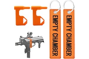 GLKTRS Universal Chamber Safety Flags for Rifles and Handguns with Bright Color Tags - Essential Gun Safety Accessories
