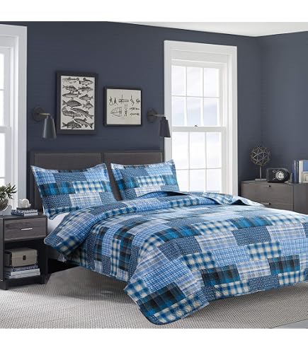 Eddie Bauer - King Quilt Set, Reversible Cotton Bedding