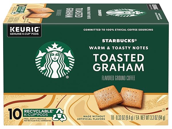 STARBUCKS TOASTED GRAHAM FLAVORED MEDIUM ROAST K-CUP