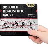 RHINO RESCUE Soluble Hemostatic Gauze Dressing 4"*35"(3ft) for Quick Clotting, Stop Bleeding Gauze for Combat, Trauma, IFAK Refill, Wound Kit, 1 Count