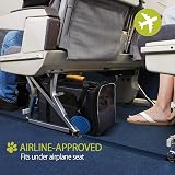 morpilot Cat Carrier Airline Approved Top Opening Breathable Mesh Grey view 6