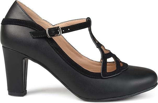 Amazon Com Brinley Co Womens Nasir Faux Leather Two Tone