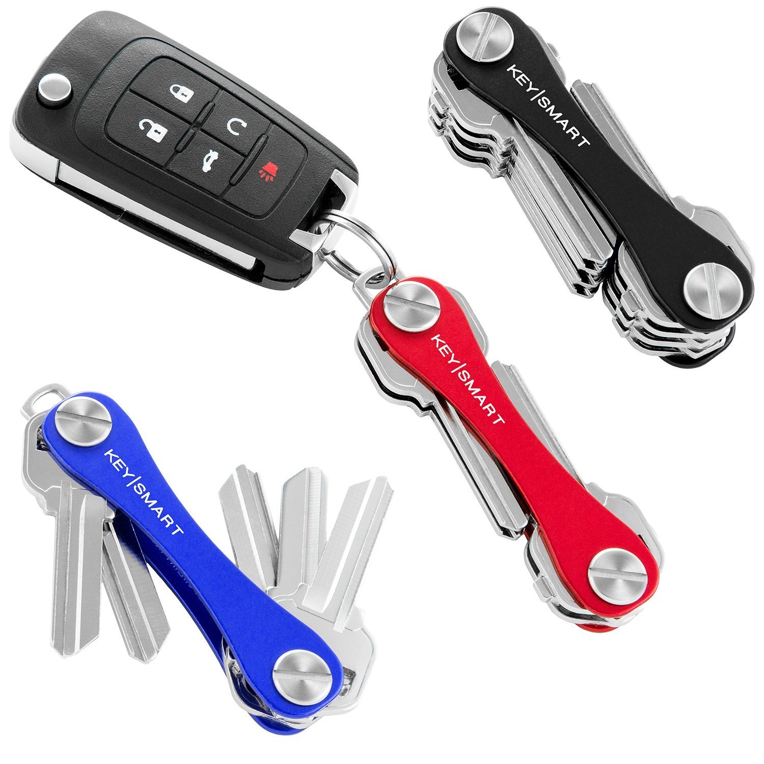 KeySmart Classic Compact Key Holder and Keychain Organizer (up to 14