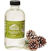 Mountain Pine 100% Pure Gum Spirits of Turpentine - Pure Turpentine Oil Paint Thinner Extracted from Raw Pine Gum - Locally Harvested &amp; Bottled - Made in The USA - Pure Pine Gum Turpentine - 8 Ounces