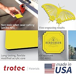 Trotec TroLase | 12"x12"x1/16", 8 Pcs