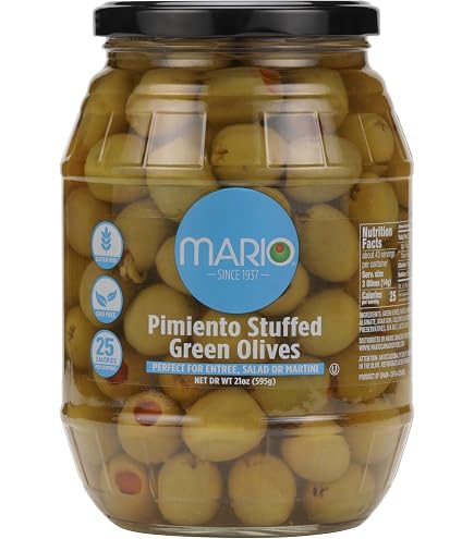 Amazon.com: Mario Camacho Foods Pimiento Stuffed Green Manzanilla