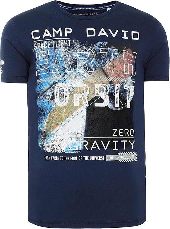 Camp David Herren TShirt mit Photo Print Amazon.de Bekleidung