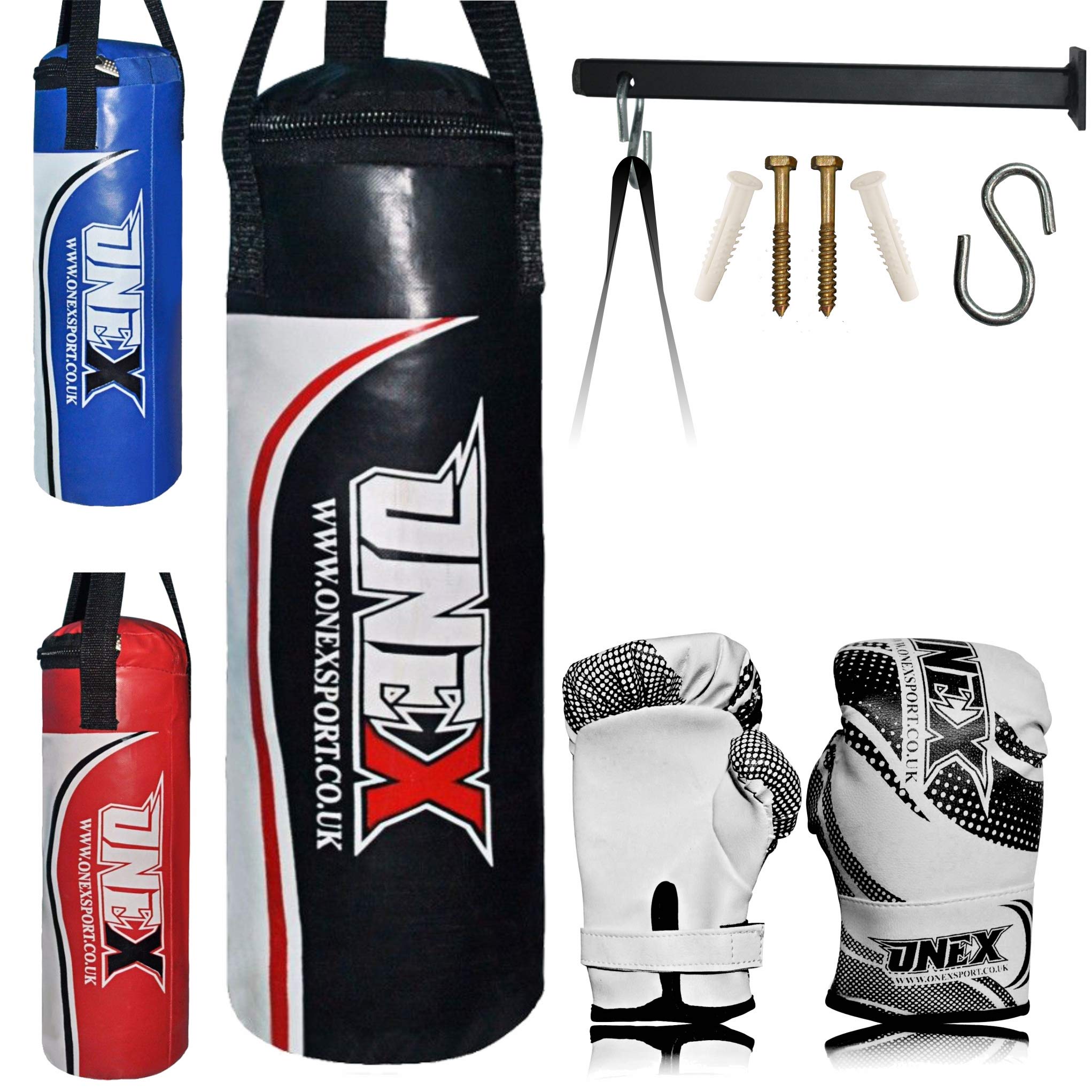Onex Kids Punch Bag Filled Set Junior Kick Boxing Gloves