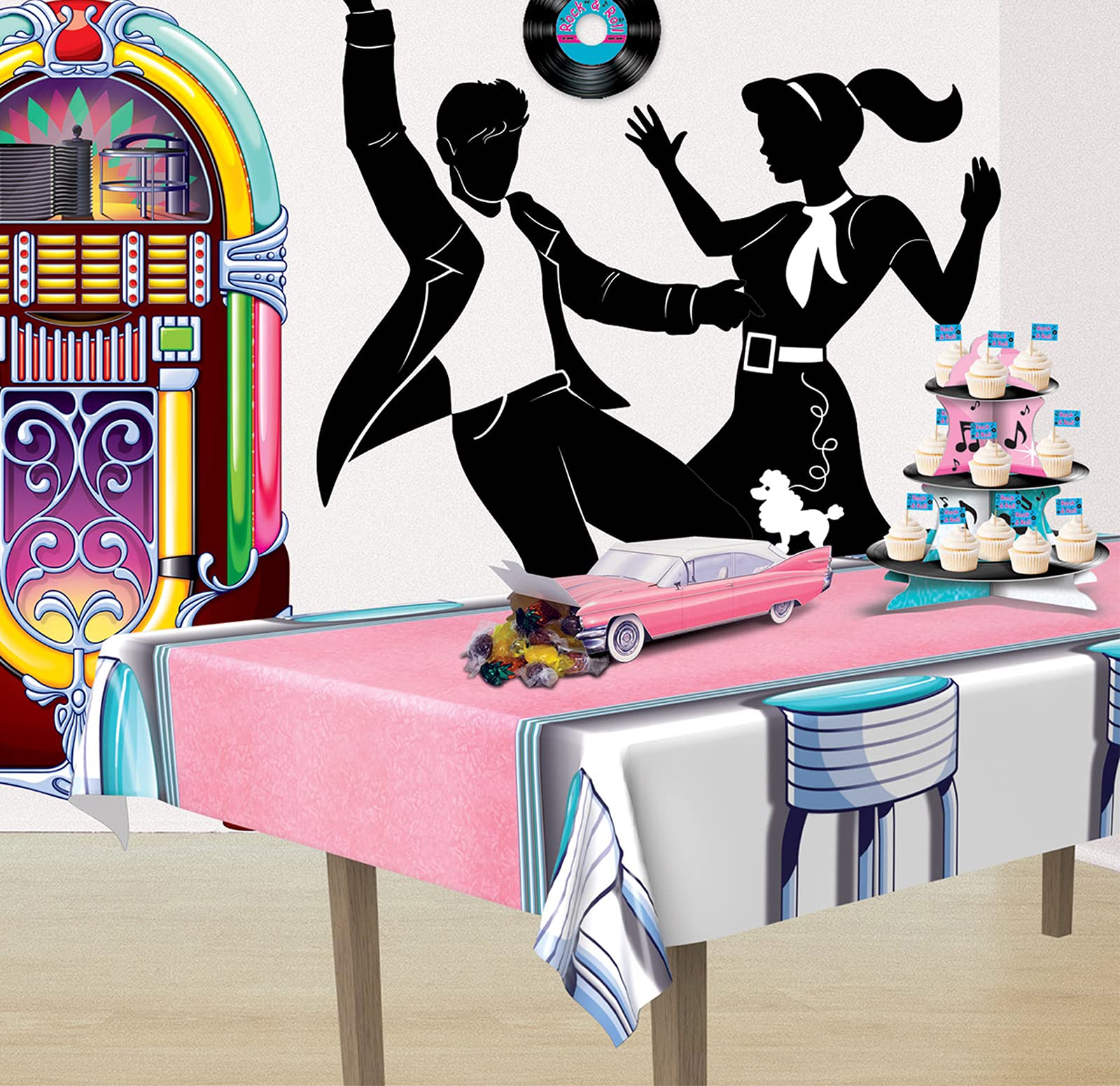 Beistle 50's Cruisin' Car Centerpiece