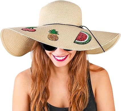 womans beach hat