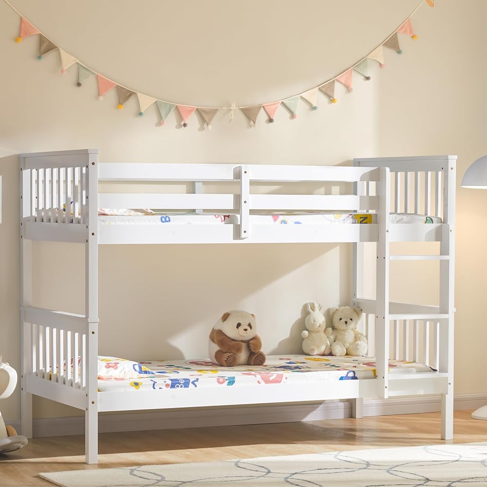 Vida Designs Milan Bunk Bed Complete White No Mattress