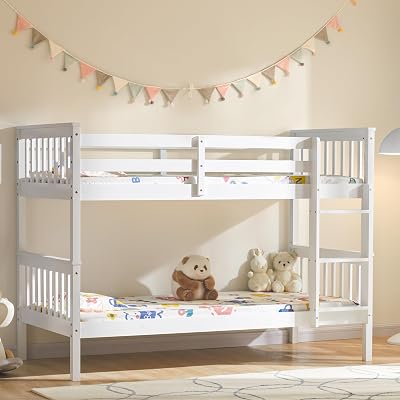 Vida Designs Milan Bunk Bed Complete White No Mattress