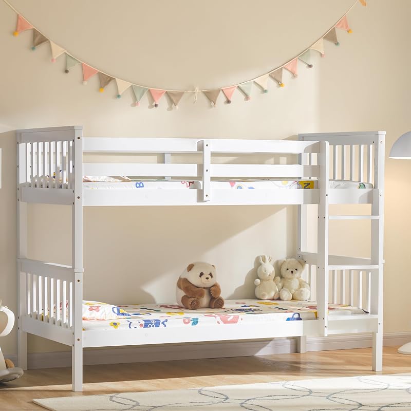 Vida Designs Milan Bunk Bed Complete White No Mattress