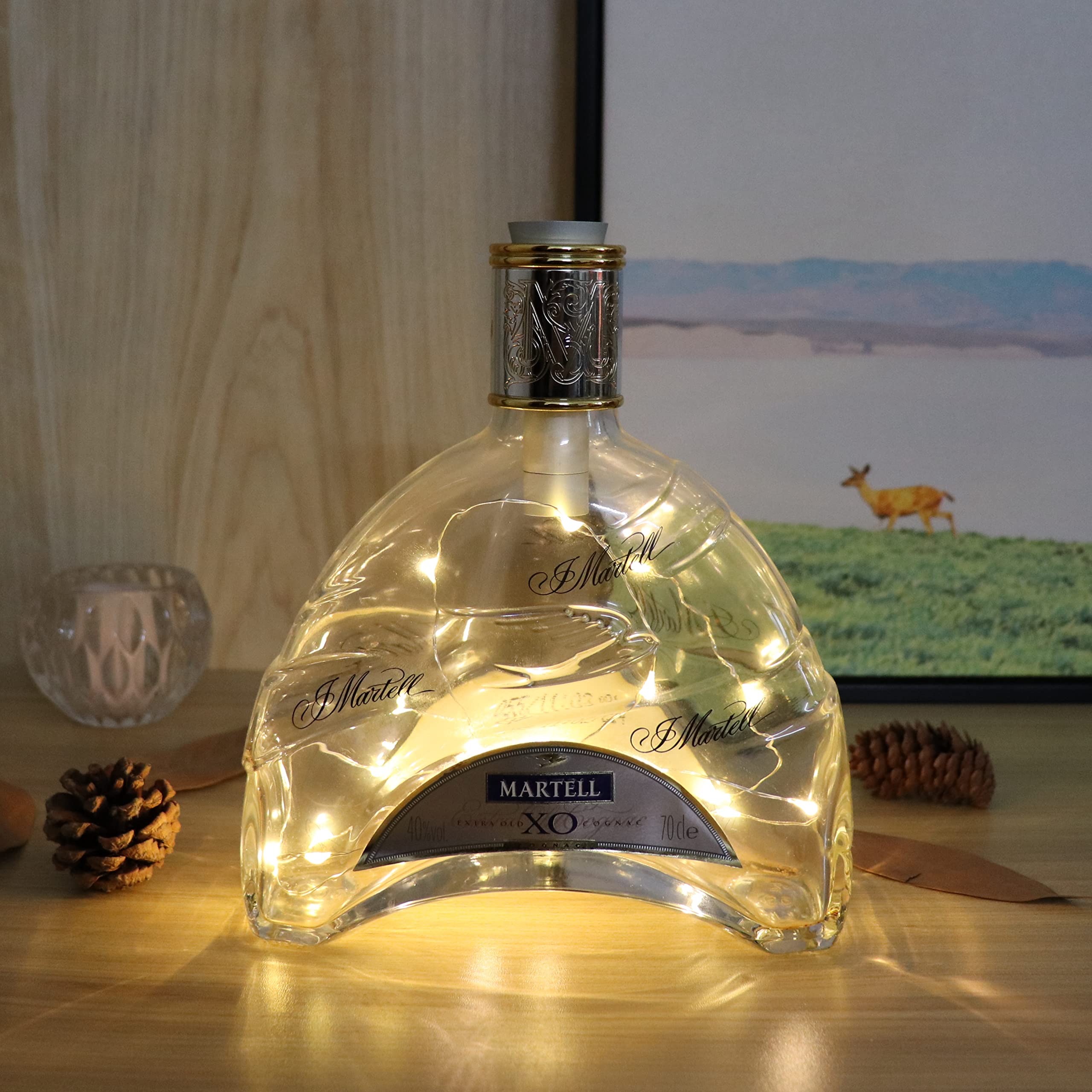 Photo 1 of Ymerch Cork Lights for Bottle Flexible String Light Battery Powered for Home Decor 20 LED Silver Cork with 6-Hour Timer Function Pack of 3