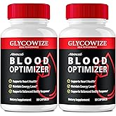 Glycowize Blood Optimizer Capsules, Official Glycowise Supplement Pills, Premium Formula for Healthy Circulation & Stable Levels, All Natural Glyco Support, Glyco Wize Pastillas Reviews (2 Pack)