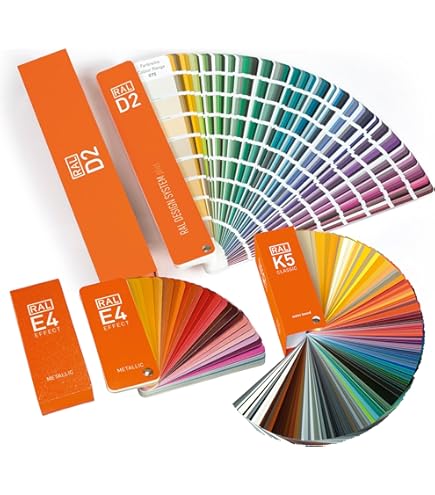 Amazon.com: RAL D2 Color Chart, 1,825 Colors, Semi-Matte, 5