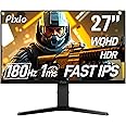 Pixio PX277 Prime Neo 27 inch 180Hz Refresh Rate QHD 1440p Resolution Fast IPS Panel 1ms GTG Response Time Gaming Monitor with Adaptive Sync