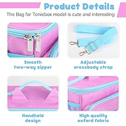 Sun3drucker Carrying Case for Toniebox 2/1,Carrying