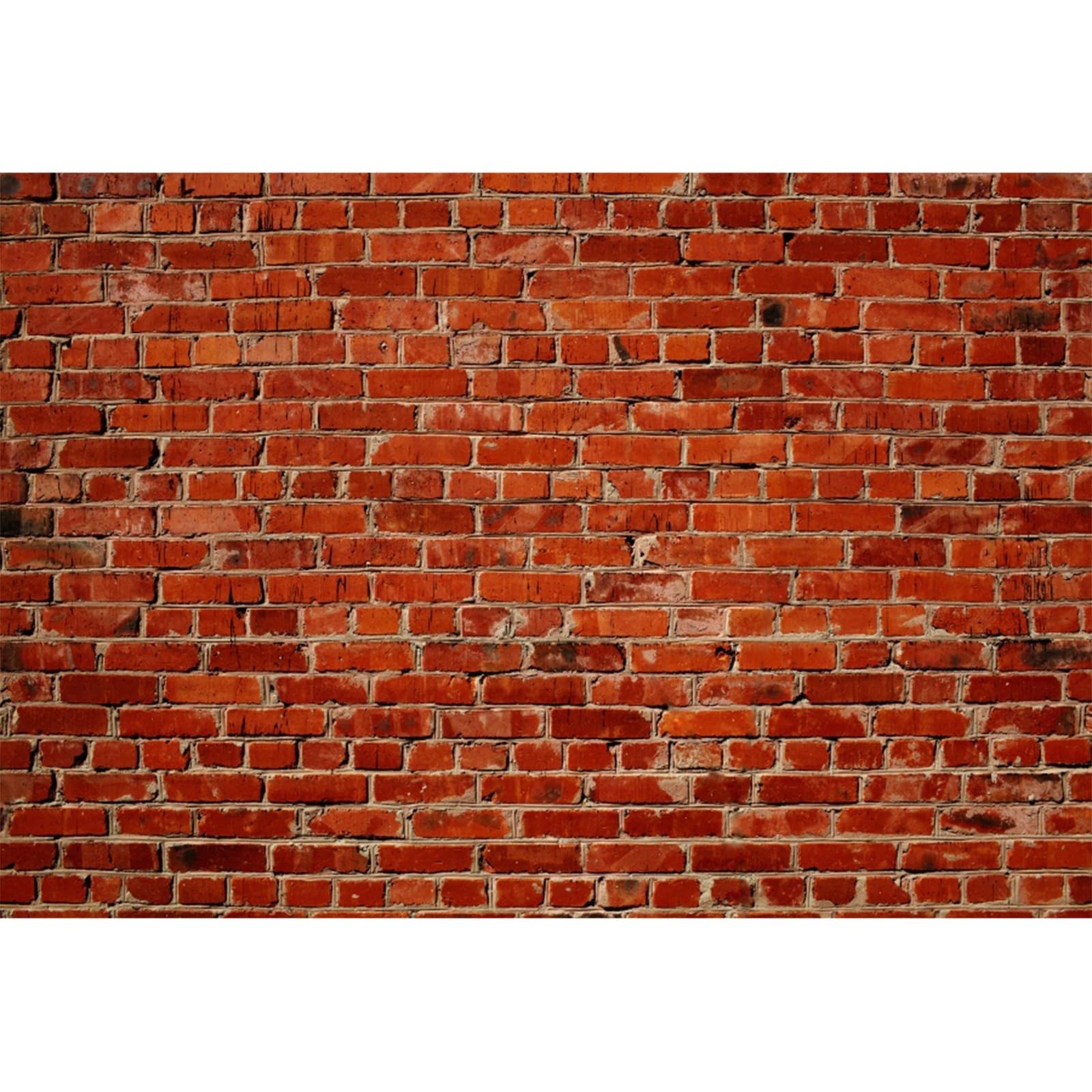 YongFoto 7x5ft Polyester Photography Backdrop Brown Brick Wall Texture Background Backdrops for Photo Shoots Newborn Lovers Party Adult Kids Baby Personal Portrait Photo Background Studio Props — image 1