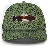 Paramount Outdoors Sunset Trout Fishing Hat Mountain Fish Silhouette Performance Outdoor Hat with Comfort Snapback