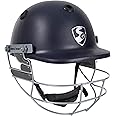 SG OPTIPRO Cricket Helmet | Navy Blue | Size: Large | for Men & Boys | Adjustable Steel Grill | Breathable Inner Padding | Lightweight