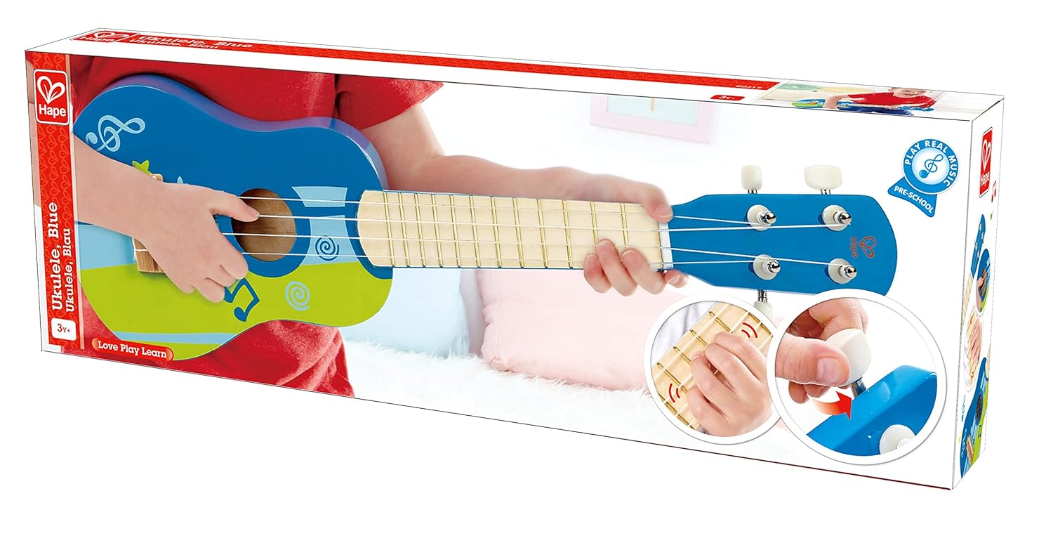 hape ukulele blue