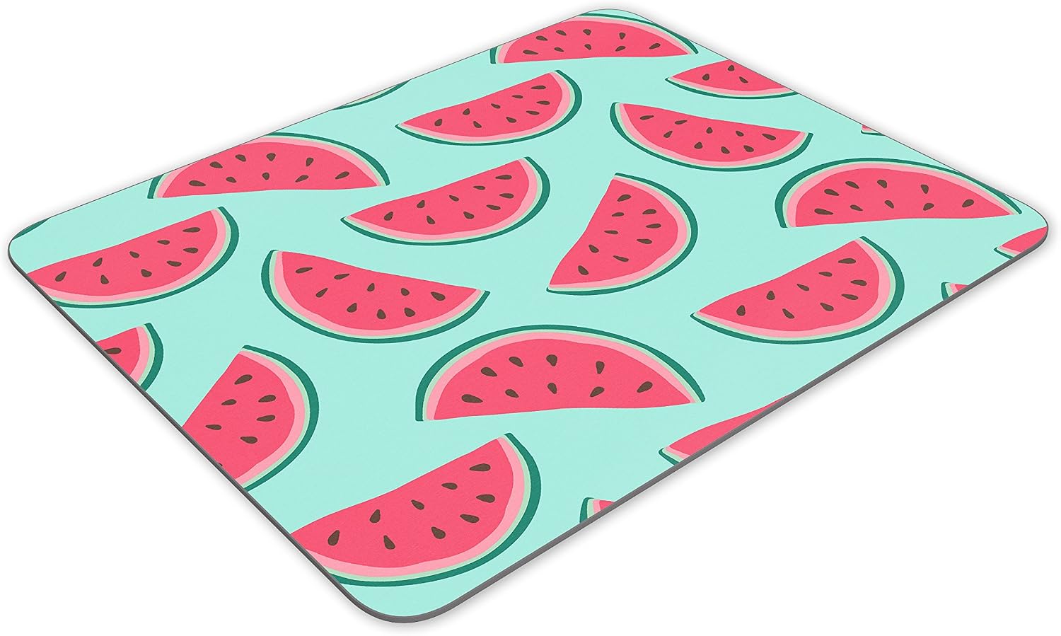 Funky Watermelon Print Mouse Mat Pad - Melon Fruit Summer Gift Computer #13203, Multicolor, 23.5cm x 19.6cm x 5mm - Image 4