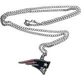 NFL Siskiyou Sports Fan Shop New England Patriots Chain Necklace 22 inch Team Color
