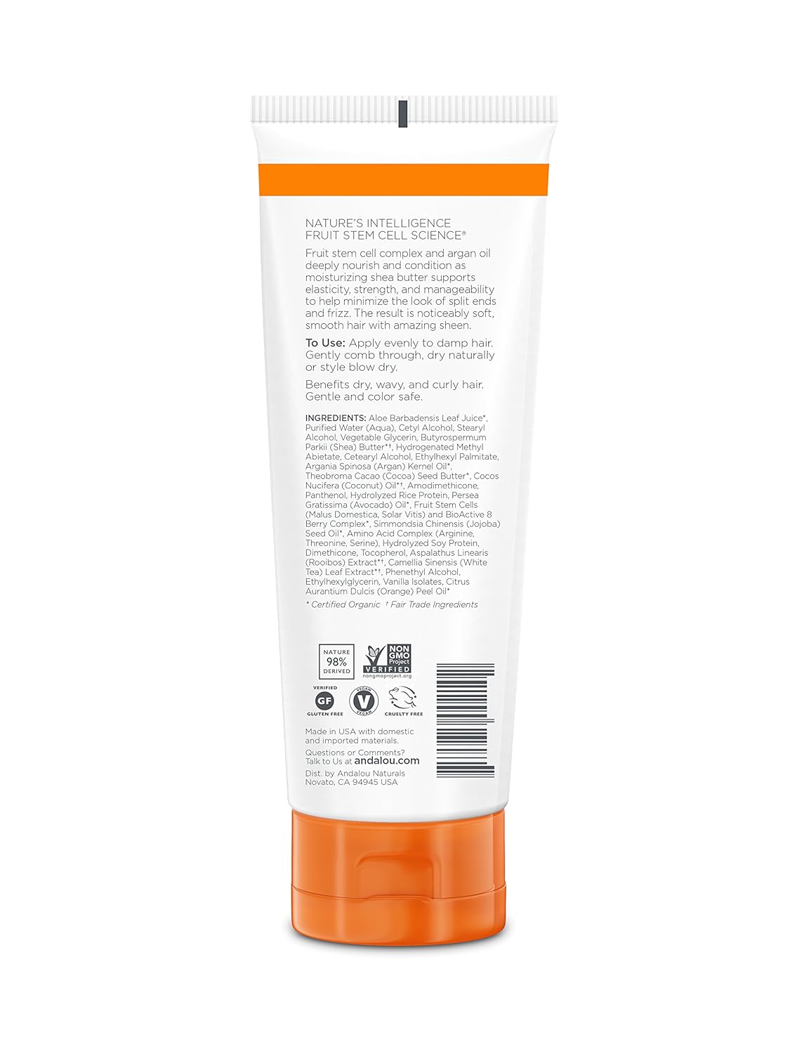 Andalou Naturals Healthy Shine Styling Gel, Sunflower & Citrus - 6.8 Oz: Beauty