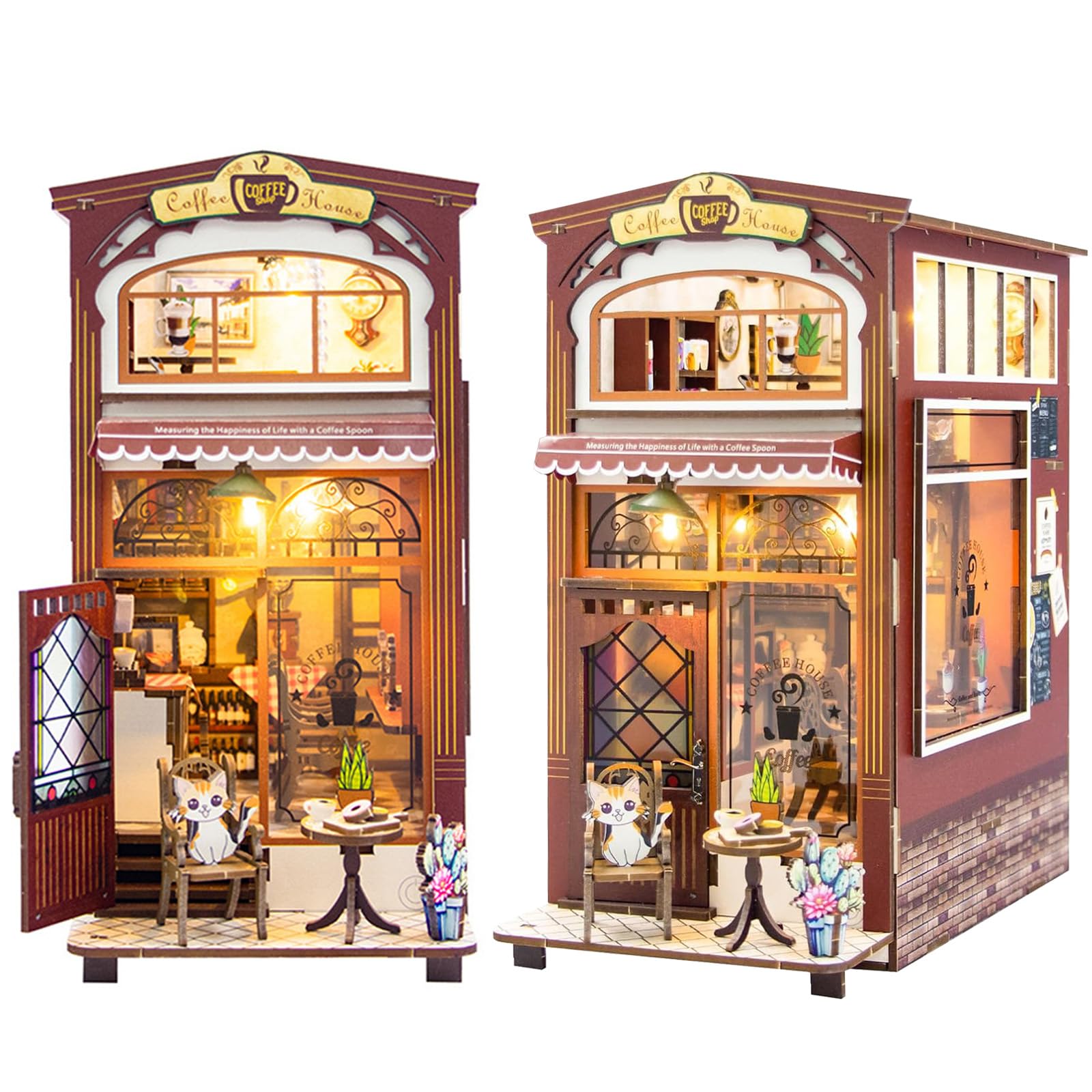 Dolls house kit, Diy Book Nook Kit