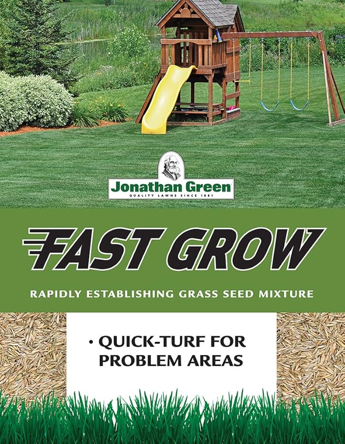 Jonathan Green 10830 Fast Grow Grass Seed Mix, 15 Pounds