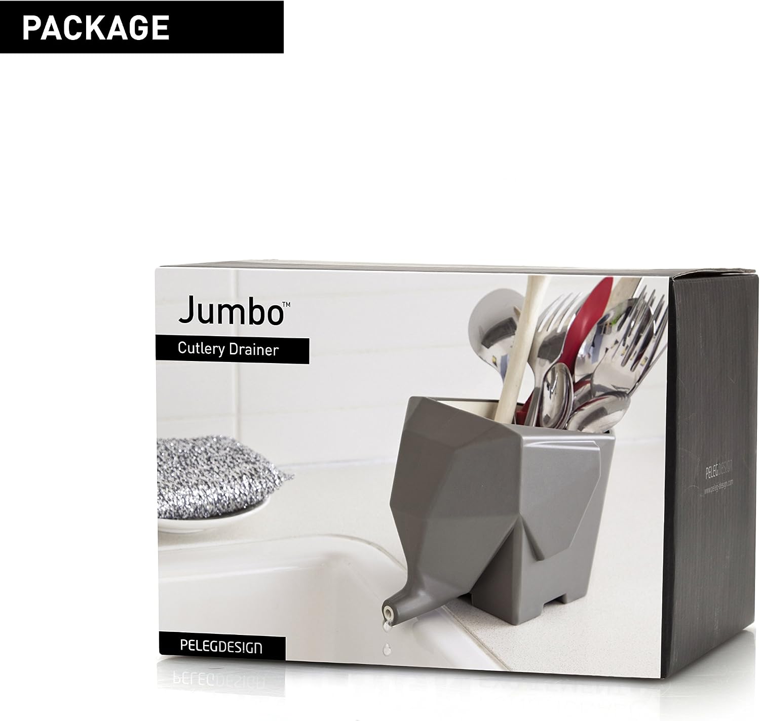 Monkey Business Jumbo cutlery drainer grey - Image 3