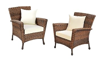 Amazon.com: W Unlimited Rustic Collection 80 Piece Patio Chairs ...