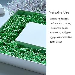 MARSROAM Green Crinkle Paper Filler 1 LB Shredded