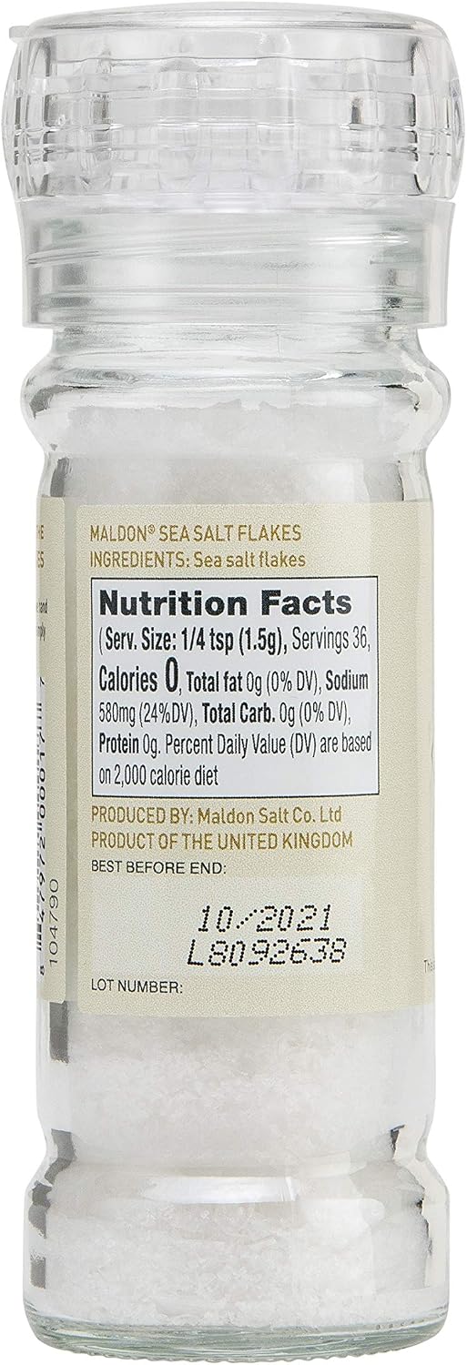 Maldon Crushed Sea Salt Flakes Grinder, 55g, 55 g (Pack of 1) - Image 4