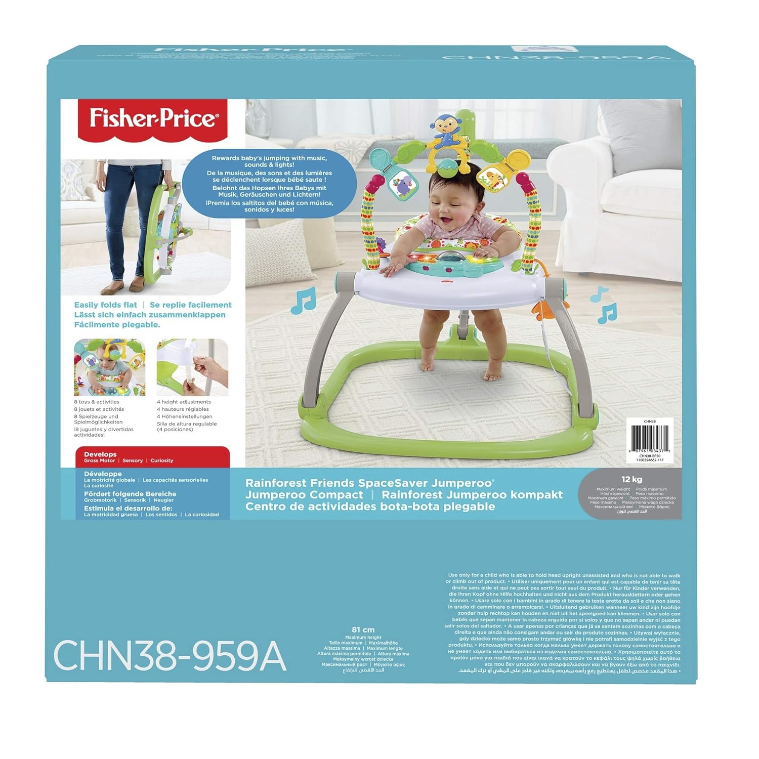 rainforest spacesaver jumperoo