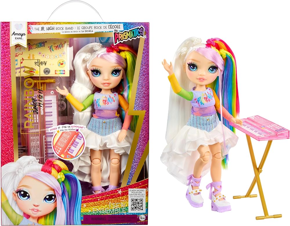 Rainbow High Junior High Rock Band Amaya 23cm Doll with Keyboard