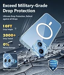 FNTCASE for iPhone 13 Phone Case: Clear Phone Case