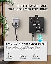 DEWENWILS Low Voltage Landscape Transformer, 60W
