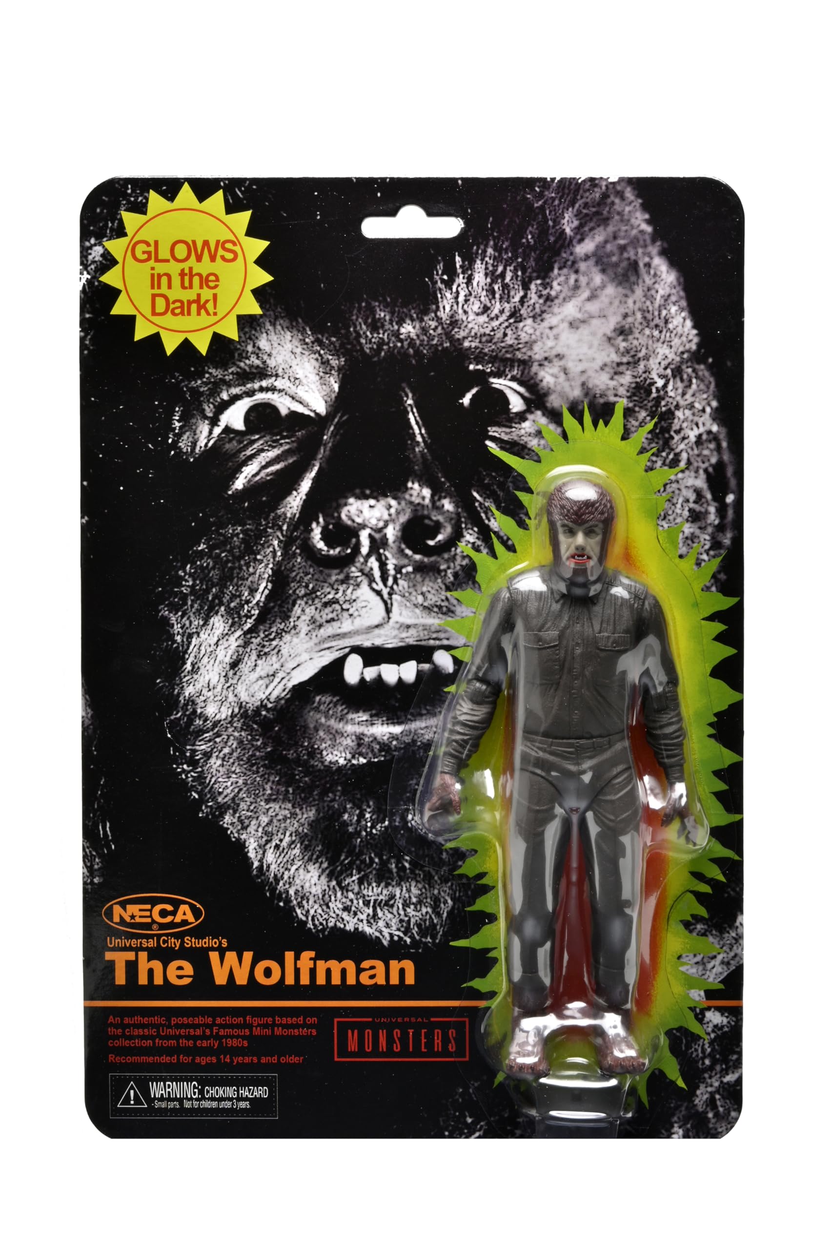 NECA Werewolf Action Figure Glow In The Dark 18Cm