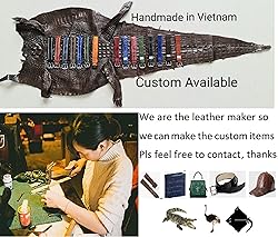 Green Alligator Watch Strap Compatible with Apple