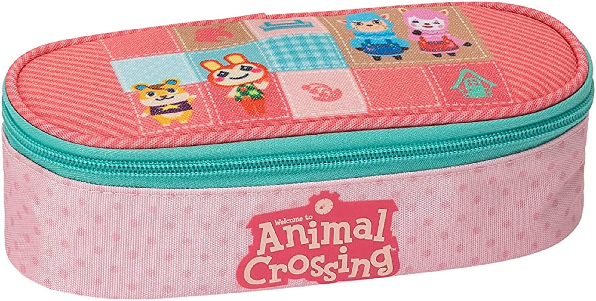 Franco Cosimo Panini Animal Crossing Organized Oval CASE, Pink, Casual