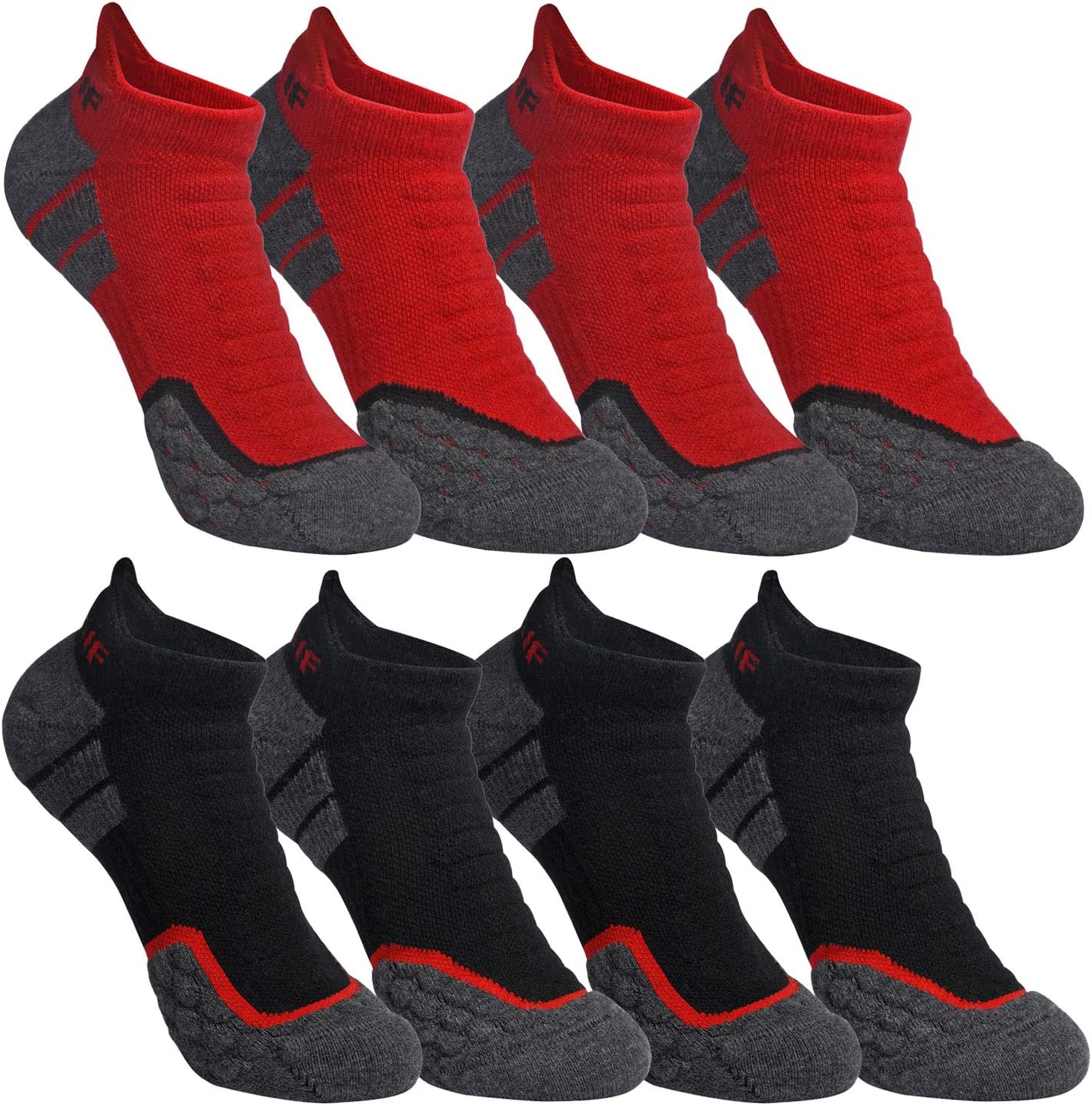 Botack Running Socks Men Low Cut Ankle Socks Breathable Merino Wool Compression Socks for Trekking Hiking Riding Outdoor Sports
