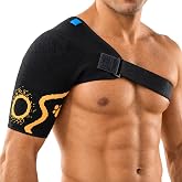 ORTONYX Shoulder Stability Brace Compression Sleeve Rotator Cuff Support | Shoulder compression sleeve; Hook-and-loop fit; rotator cuff and stability support