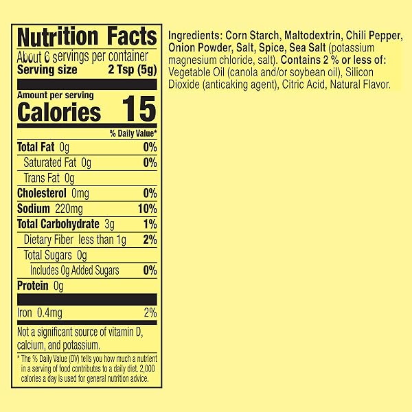 OLD EL PASO TACO SEASONING, 25% LESS SODIUM, 1 OZ.