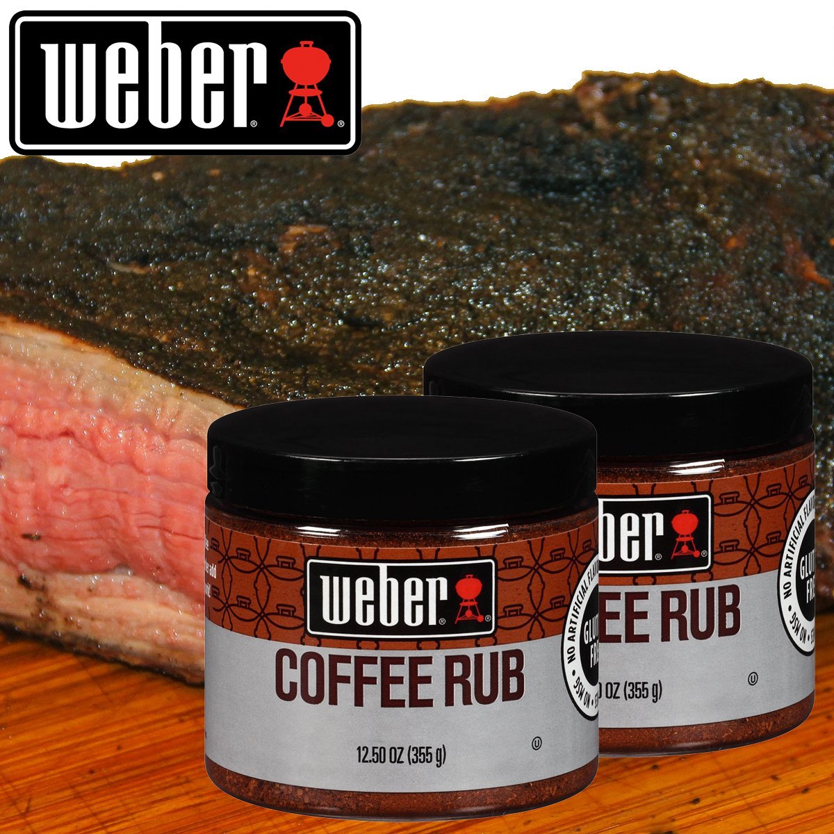 Amazon.com : Weber Honey Garlic Dry Rub Gluten Free Seasoning 2 Jars