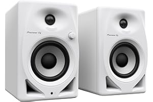 Pioneer DJ Studio Monitor, White (DM-40D-W)