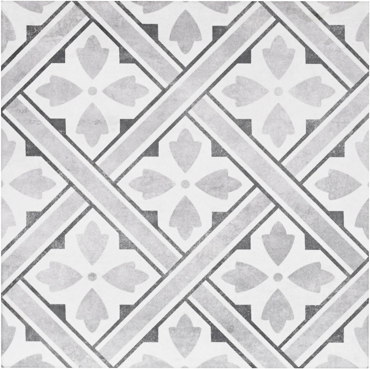Sample of Laura Ashley Mr Jones Charcoal Wall & Floor Tiles 33x33cm
