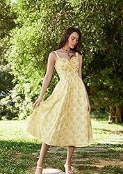 Scarlet Darkness Floral Dress for Women 2025 Spring